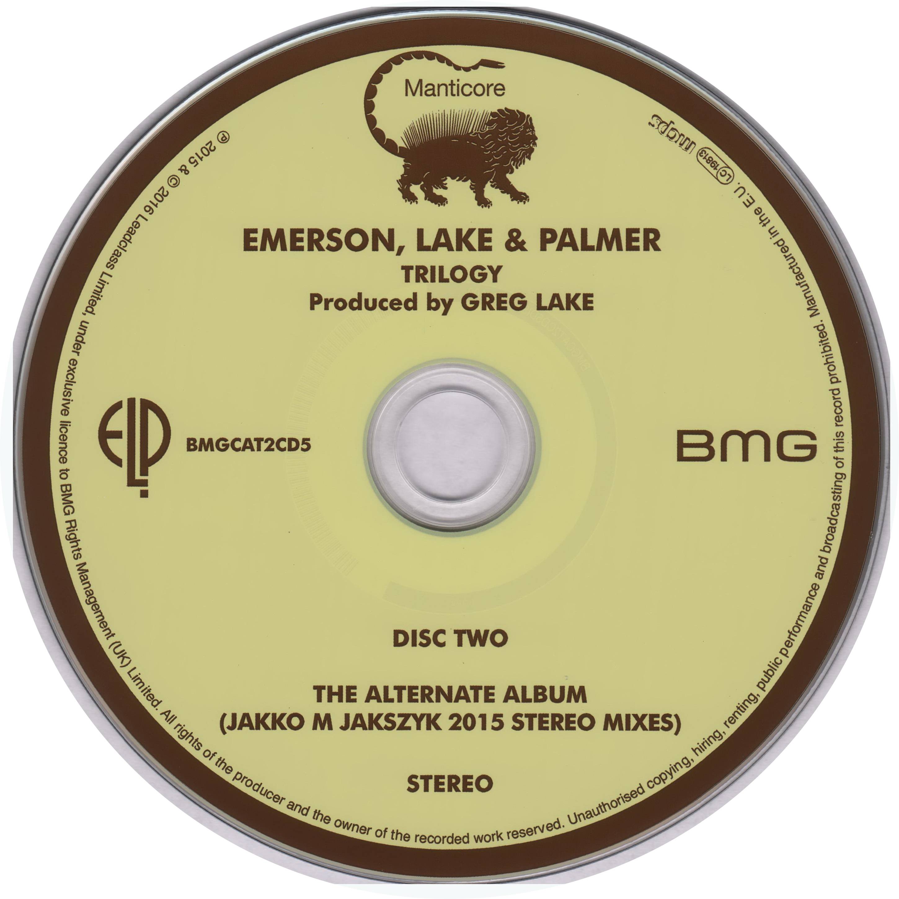 Emerson, Lake and Palmer Trilogy deluxe edition [cd2 eu]